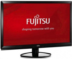 Monitor IPS LED Fujitsu 21.5inch S26361-K1578-V160, Full HD (1920 x 1080), VGA, DVI, HDMI, Boxe, USB 2.0, Pivot, 5 ms (Negru) foto