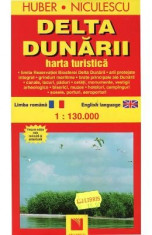 Delta Dunarii - Harta Turistica foto