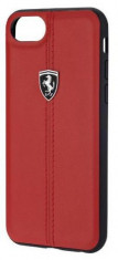 Protectie spate Ferrari FEHDEHCP7RE pentru iPhone 8, iPhone 7 (Rosu) foto