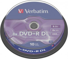 Blank DVD+R Double Layer, Spindle 10 foto