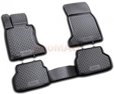 Set Covorase Auto NOVLINE NVFCHBL4006CH, fata/spate, 4 buc., tip tava, dedicate CHEVROLET Aveo 2004-2012 (Negru) foto