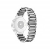 Curea metalica argintie pentru Huawei Watch W1 cu prindere tip fluture