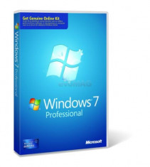 Windows 7 Professional, SP1, Limba engleza, 32/64 Bit - Kit Legalizare (GGK) foto