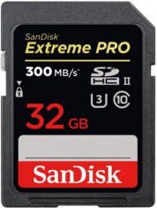 Card de memorie SanDisk Extreme Pro, 32GB, pana la 300 MB/s foto