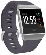 Bratara Fitness Fitbit Ionic, Bluetooth, GPS, Rezistent la apa (Negru) foto