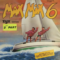 Max Mix 6 (ZYX, 1998) disc vinil original, LP mixat foto