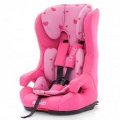 Scaun auto Chipolino Cruz cu sistem Isofix pink hearts 2016 foto