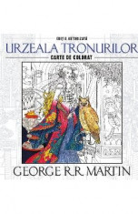 Urzeala tronurilor - George R.R. Martin - Carte de colorat foto