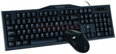 Kit Tastatura Segotep si Mouse Colorful C-K106 Combo, USB (Negru) foto