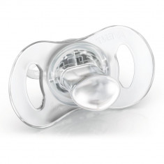 Suzete mini transparente set 2 buc 0-2 luni nu contin BPA foto
