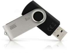 Stick USB GOODRAM UTS3, 8GB, USB 3.0 (Negru) foto