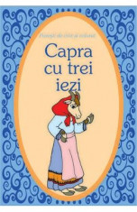 Capra cu trei iezi - Povesti de citit si colorat foto