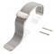 Curea metalica argintie Thick pentru Huawei Watch W1