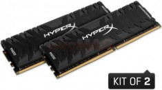 Memorii Kingston HyperX Predator Black Series DDR4, 2x16GB, 3000 MHz, CL 15 foto