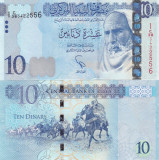 Libia 10 Dinars 2015 UNC