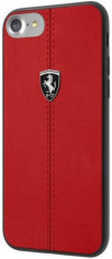 Protectie spate Ferrari Heriatge pentru Apple iPhone 7/8 (Rosu) foto