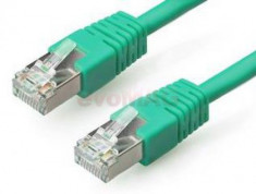 Cablu FTP Gembird PP6-1M/G, Patchcord, CAT.6, 1m (Verde) foto