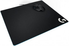 Mouse Pad Gaming Logitech G640 Large Cloth (Negru) foto