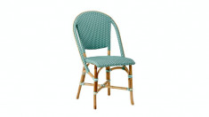 Scaun din rattan Sofie Green Mint foto