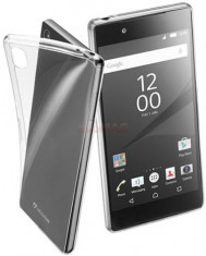 Protectie spate Cellularline FINECXPRZ5PRT pentru Sony Xperia Z5 (Transparent) foto