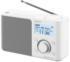 Radio Portabil Sony XDR-S61D, DAB+/DM (Alb) foto
