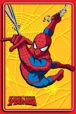 Covor Disney Kids Spider Man Yellow 88422, Imprimat Digital foto