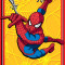 Covor Disney Kids Spider Man Yellow 88422, Imprimat Digital