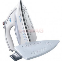 Fier de calcat cu aburi Braun TexStyle 5-540, Talpa Saphir, 2000W, 0.3l (Alb-Gri) foto