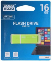 Stick USB GOODRAM UMO2, 16GB, USB 2.0 (Verde) foto