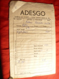Plic cu Antet - Adesgo - 1975 -Fabrica de ciorapi