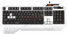 Tastatura Gaming Tracer Gamezone Batarang (Alb/Negru) foto