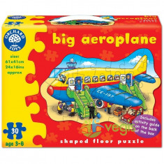 Puzzle de podea Avion (30 piese) - Big Aeroplane foto