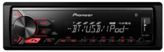 Radio Player Pioneer MVH-390BT, 4 x 50W, USB, AUX, Bluetooth foto