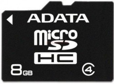 Card de memorie A-DATA micro SDHC 8GB (Clasa 4) foto