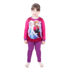 Pijama fete Frozen mov foto