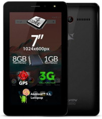 Tableta AllView AX501Q, Procesor Quad-Core 1.3 GHz, TN LCD Capacitive touchscreen 7inch, 1GB RAM, 8GB, 13MP, Wi-Fi, 3G, Android (Neagra) foto