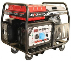 Generator Curent Electric Senci SC13000TEQ, 12000W, 400/230V, AVR si ATS inclus, Motor benzina, Demaraj electric foto
