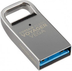 Stick USB Corsair Voyager Vega, 128GB, USB 3.0 (Gri) foto