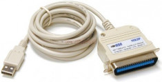 Cablu Aten convertor USB - Paralel Cent36 foto