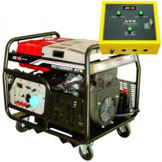 Generator Curent Electric Senci SC13000T-ATS, 12000W, 400V, AVR si ATS inclus, Motor benzina, Demaraj electric foto