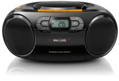 Micro Sistem Philips AZ328, Caseta, CD/MP3 Player (Negru) foto