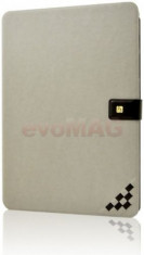Husa Flip cover Just Must Manner JMMNRT555BG pentru Samsung Galaxy Tab A 9.7 T550/T555 (Bej) foto