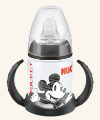 Biberon FC din PP 150 ml cu 2 toarte si adaptor din silicon, + 6 luni Mickey Mouse foto