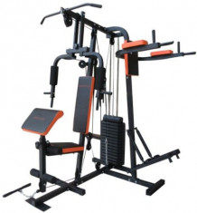 Aparat multifunctional cu stepper Energy Fit TF-7002 (Negru/Rosu) foto