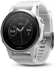 Ceas activity outdoor tracker Garmin Fenix 5S, GPS, HR (Alb) foto