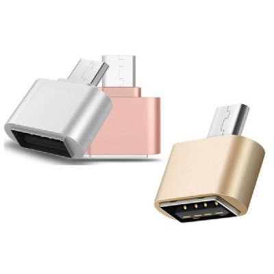 Smart Adaptor negru tip OTG din USB in USB Type C foto