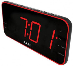 Radio cu ceas Akai ACR-3899 (Negru) foto