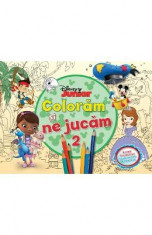 Disney Junior - Coloram si ne jucam 2. Planse de colorat cu activitati distractive foto