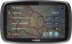 Sistem de navigatie TomTom Trucker 6000 Click&amp;amp;Go, Ecran Tactil 6inch, 16GB Flash, Actualizari pe viata a hartilor, Pentru camion, Harta Full Europa foto