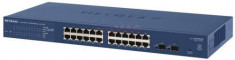 Switch Netgear GS724T, Gigabit, 24 porturi foto